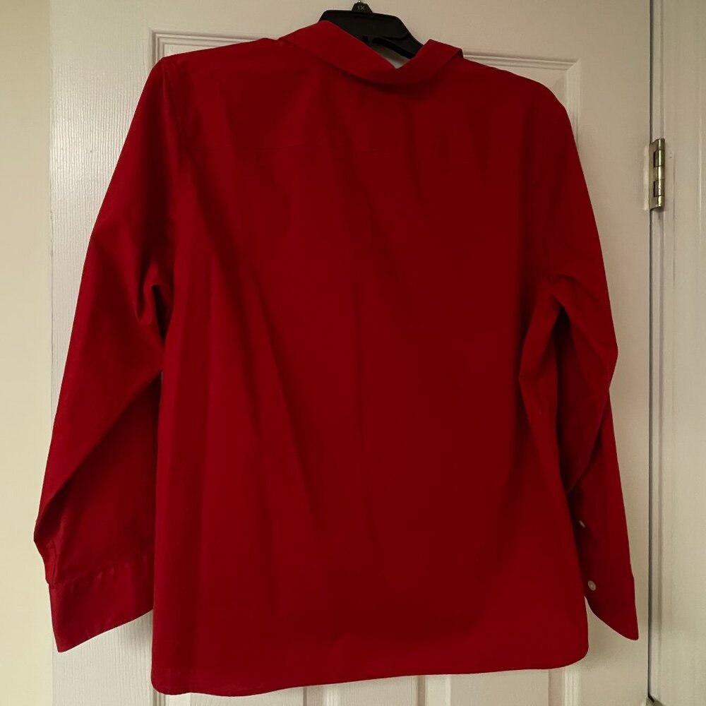 Chaps Women's 2x Button Down Collared Wrinkle Res… - image 4